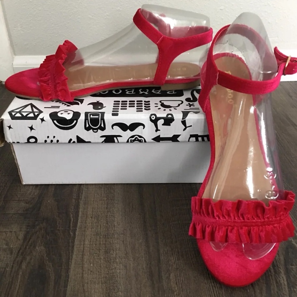 Ruffled Sandals